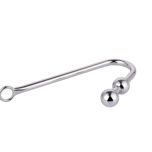 Anal Balls Steel 4417 Hook Pleasurable Stainless Two 0320